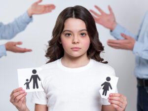 Daughter of divorcing parents worried